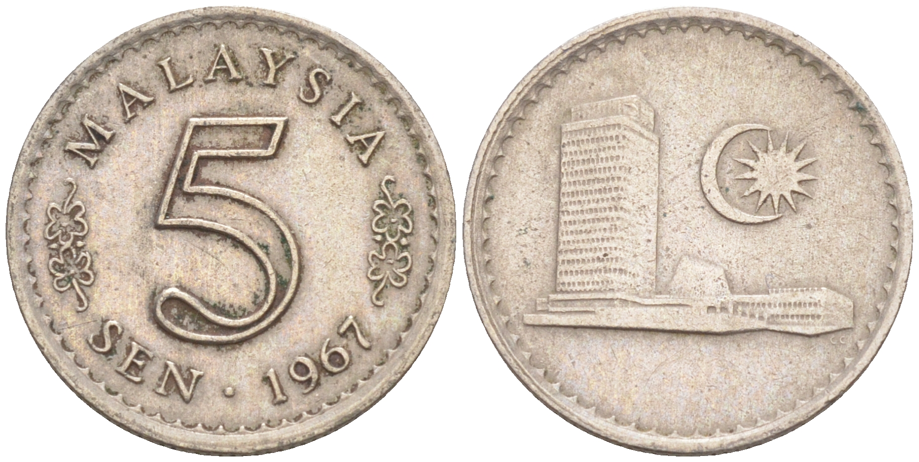 Шри-Ланка 2 цента 1975 KM 138 алюминий 99-824