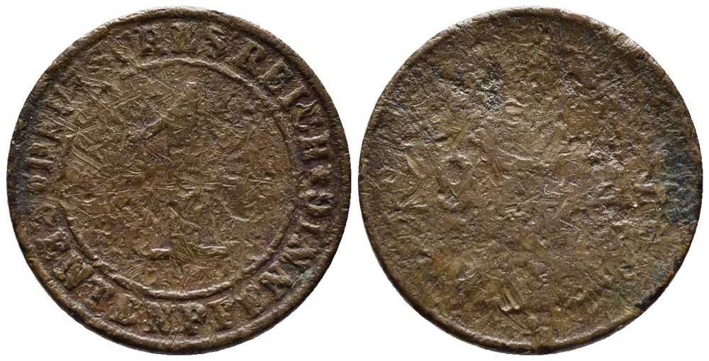 Германия 1 рентенпфенниг 1924 ? KM 30, J. 306 бронза 39-1245