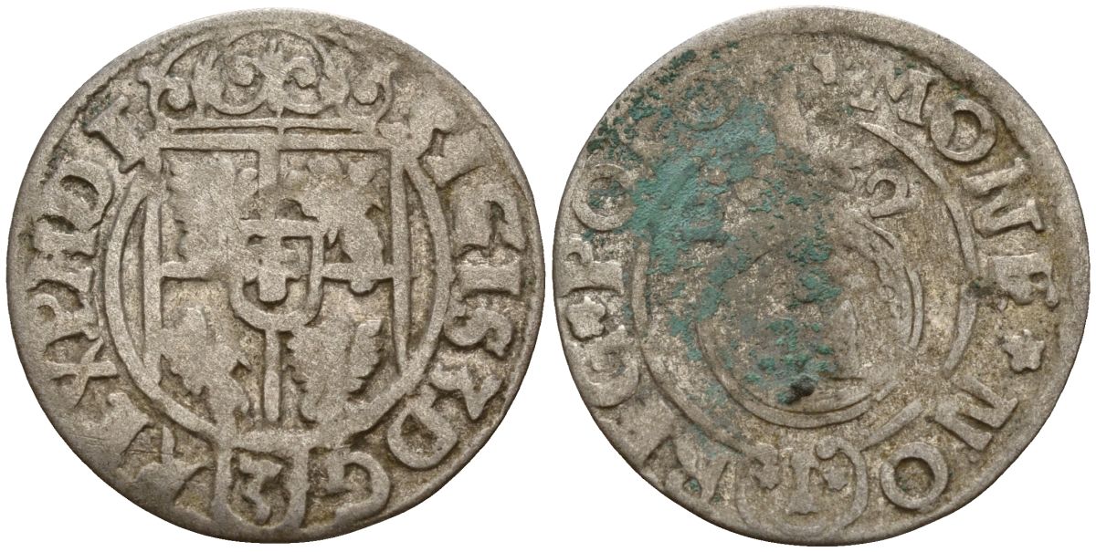 Польша 3 полкера (3 полторака - 1 крейцер) 1622 Сигизмунд III Ваза (1587-1632) Gorecki B.22, KM 41 серебро 4158-914