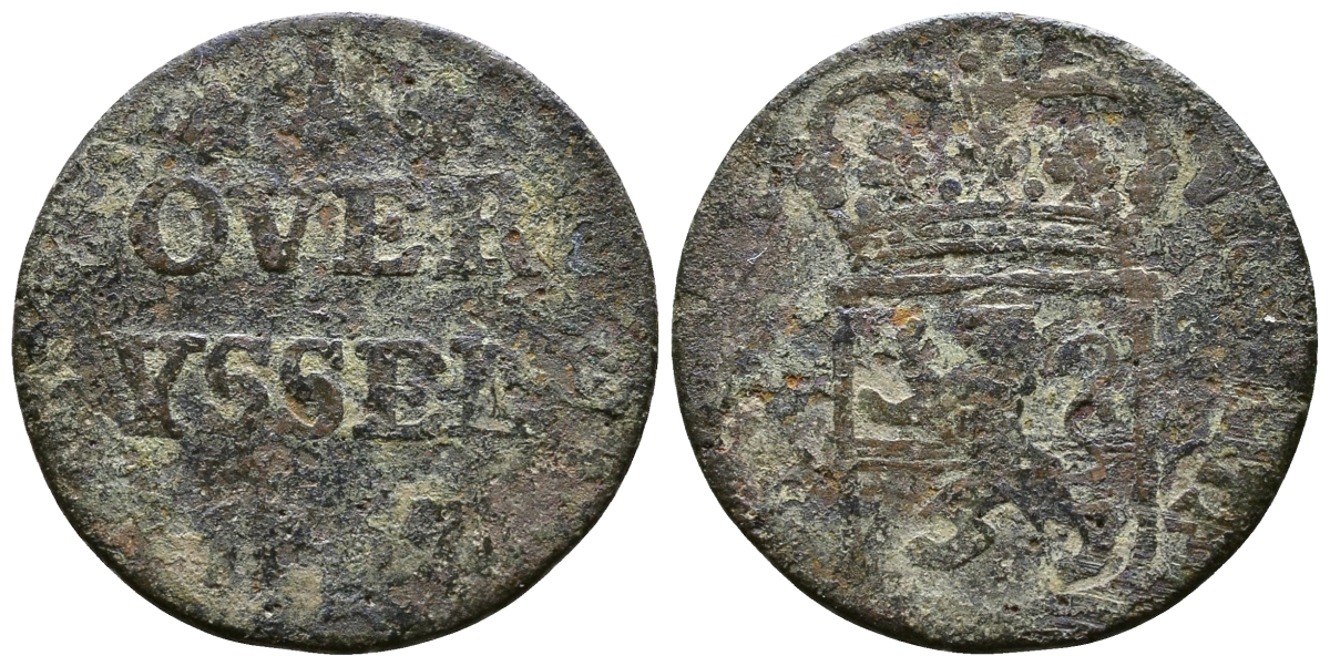 НИДЕРЛАНДЫ ОВЕРИССЕЛ 1 ДУИТ ND KM 90 медь 84-116