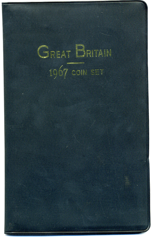 Великобритания набор из 6 монет 1967 в буклете UNC 5-4-3-76