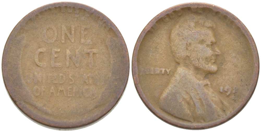 США 1 ЦЕНТ 192X ЛИНКОЛЬН KM 132 бронза 218-741