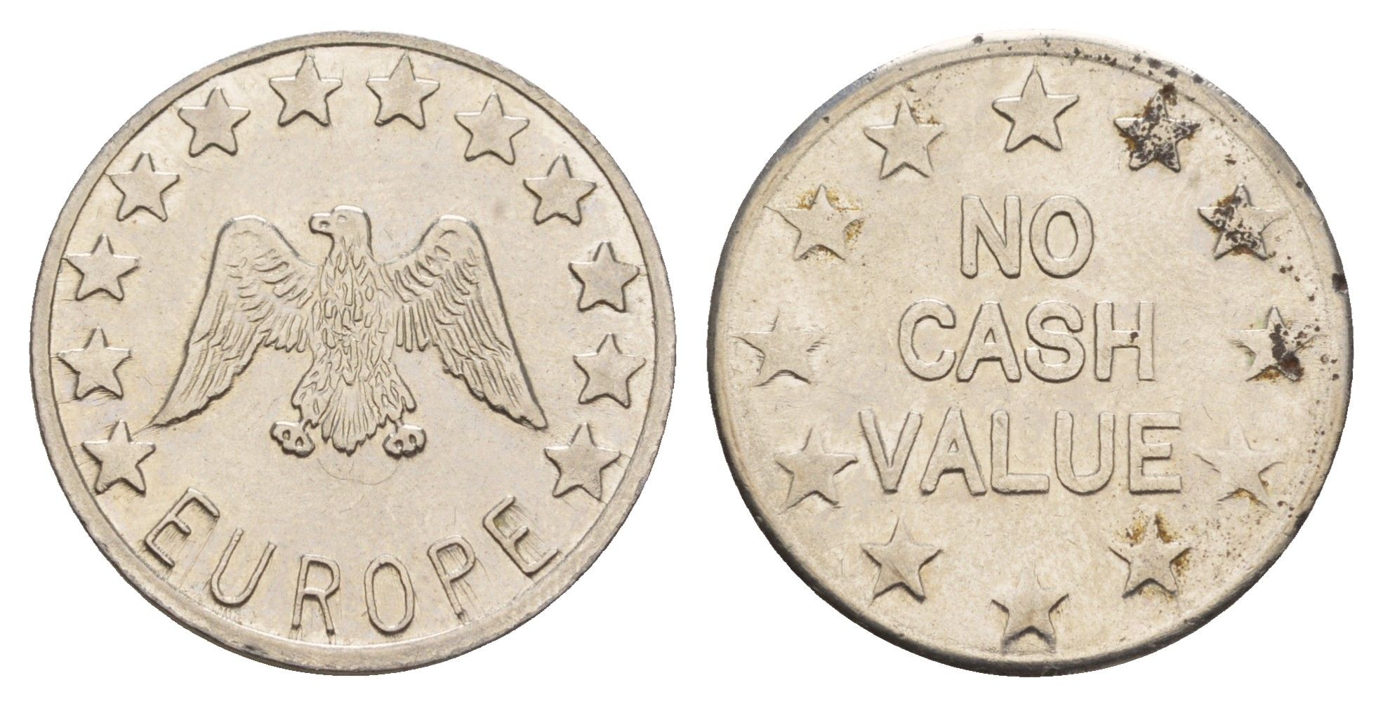 Европа жетон для развлечения диаметр 24 мм, вес 4,5 гр медно-никель aUNC 4656-623