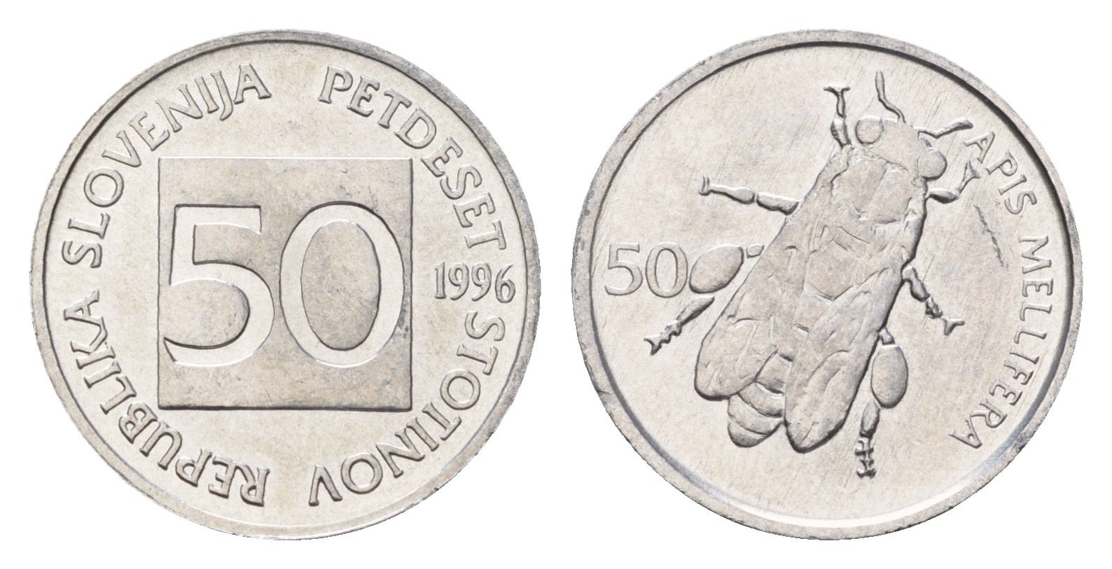 Словения 50 стотинов 1996 KM 3 алюминий UNC 4685-654