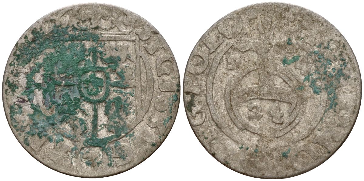 Польша 3 полкера (3 полторака - 1 крейцер) 1623 Сигизмунд III Ваза (1587-1632) Gorecki B.23, KM 41 серебро 4158-927