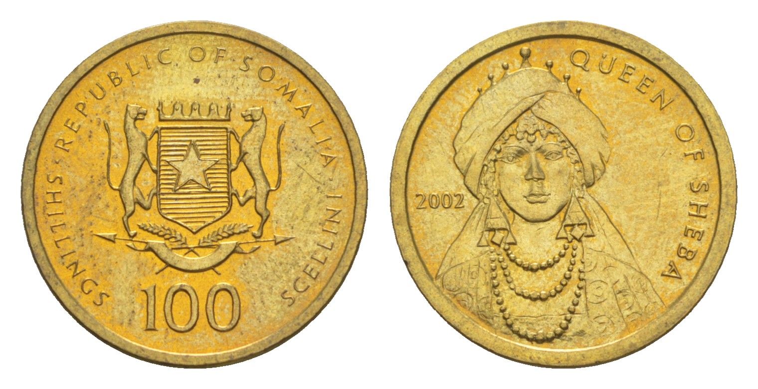 Сомали 100 шиллингов 2002 KM 112 латунь UNC 4630-1063