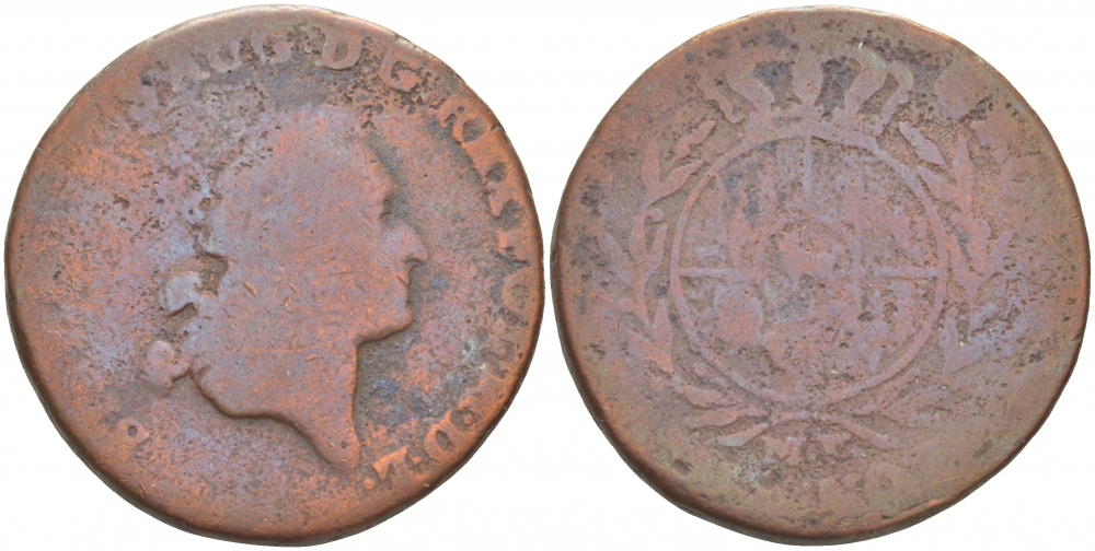 ПОЛЬША 3 ГРОША 1792-1794 MV, СТАНИСЛАВ АВГУСТ KM 182 медь 4536-1236