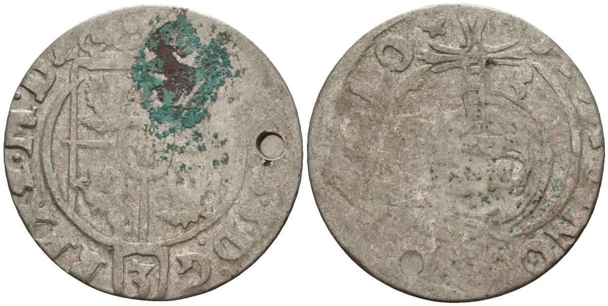 Польша 3 полкера (3 полторака - 1 крейцер) 1625 Сигизмунд III Ваза (1587-1632) Gorecki B.25, KM 41 серебро 4160-157