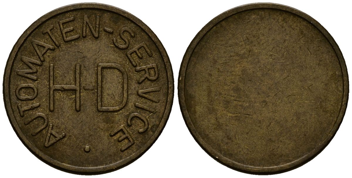 Нидерланды жетон ND Automaten - Service латунь 4167-433