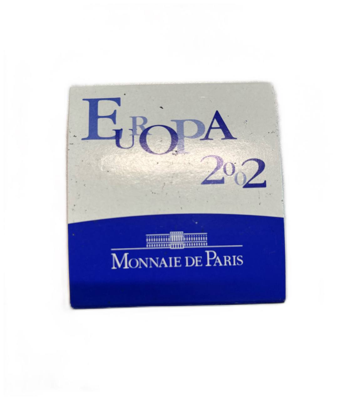 Франция 1 1/2 евро 2002 введение евро, в оригинальной коробке, сертификат KM 1301 серебро  PROOF  1-6-4-31