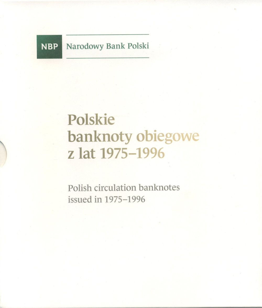 ПОЛЬША ПОДАРОЧНЫЙ АЛЬБОМ ДЛЯ БАНКНОТ, ЭМИССИЯ 1975-1996 ГОДА, БЕЗ БАНКНОТ бумага UNC (ПРЕСС) 5-1-14