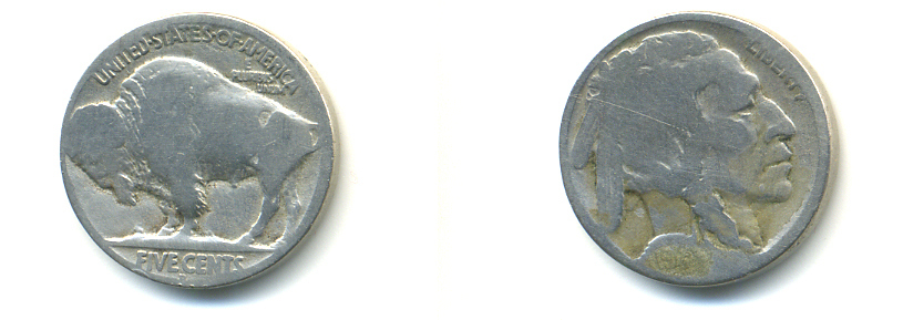 США 5 ЦЕНТОВ ND ИНДЕЕЦ, БИЗОН KM 134 медно-никель 89-344