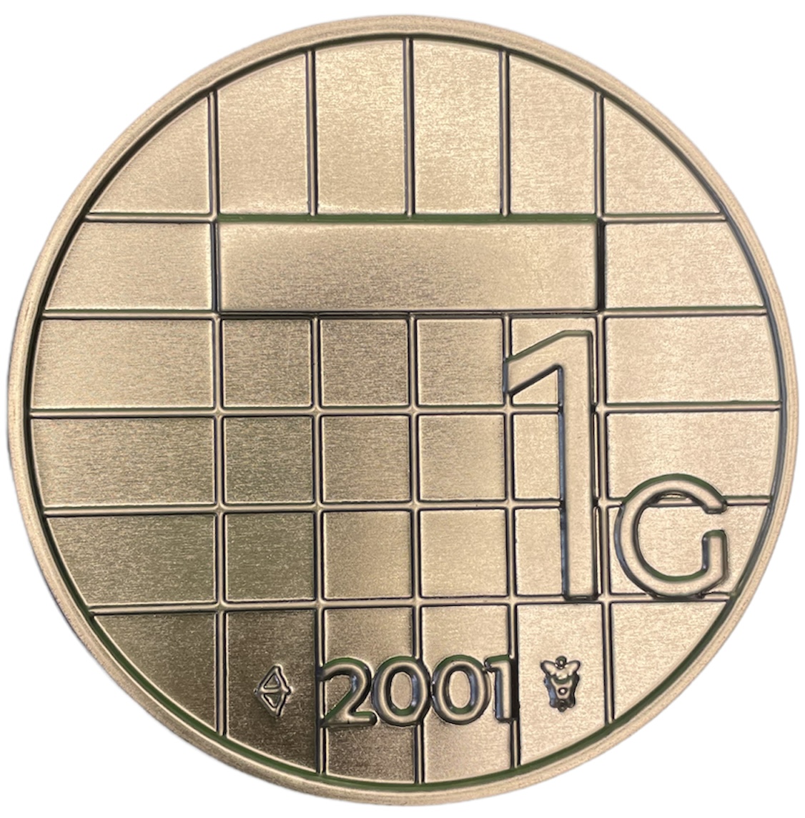 Нидерланды набор из 6 монет 1975-2000 королева Беатрикс, монеты из обращения в оригинальной круглой жестяной коробке 1-6-4-29