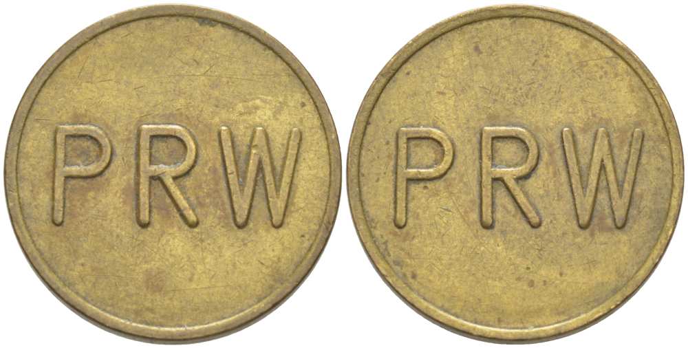 НИДЕРЛАНДЫ ИГРОВОЙ ЖЕТОН ND PRW, ДИАМЕТР 21 ММ. латунь 217-851