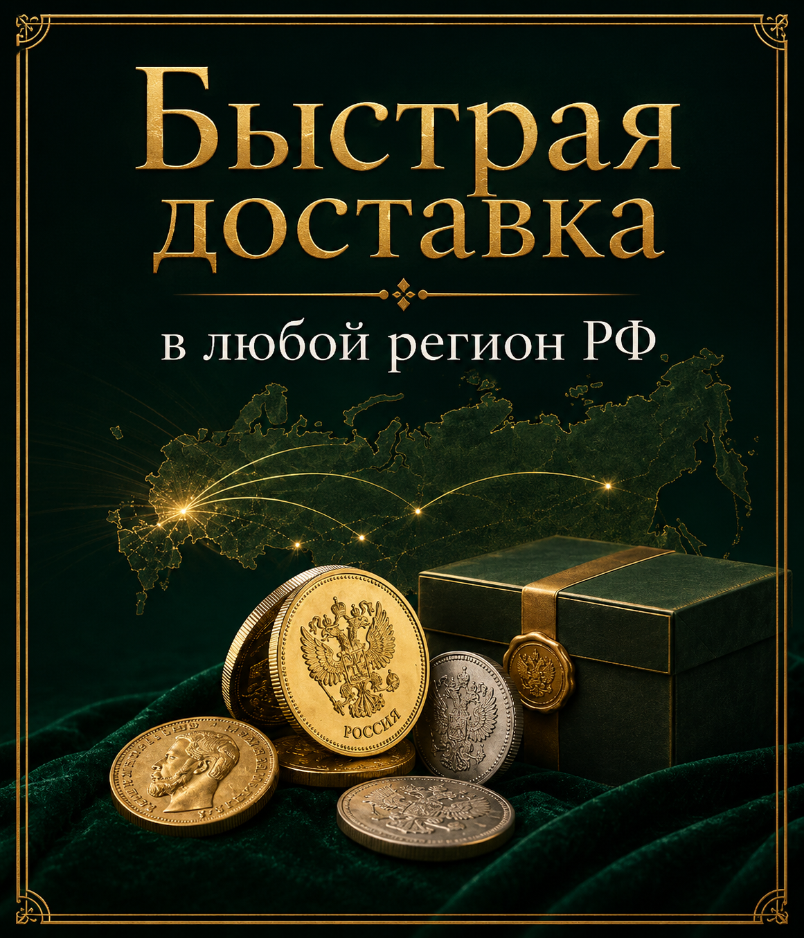 Доставка в любой регион РФ