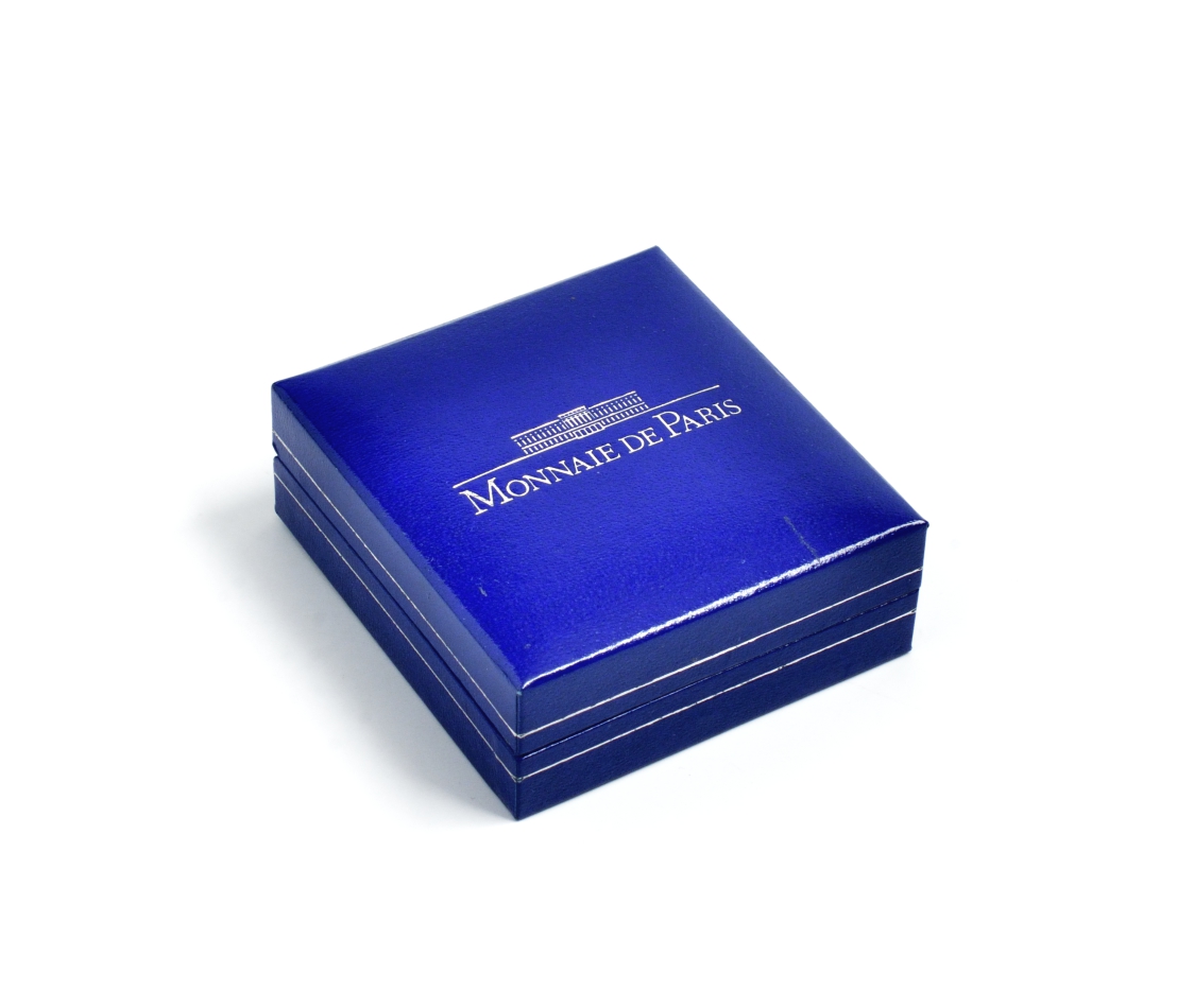 Франция 1 1/2 евро 2006 Декларация Шумана, день Европы 9 мая 1950 года, в оригинальной коробке, с сертификатом KM 2037 серебро PROOF 4-3-5-09