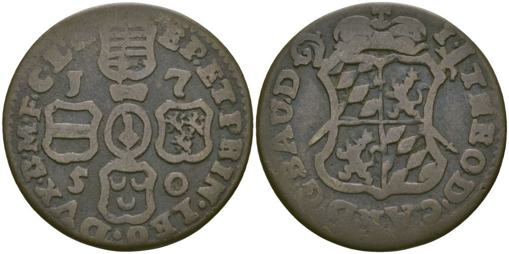 Льеж 1 лиард 1750 KM 155 медь 65-822