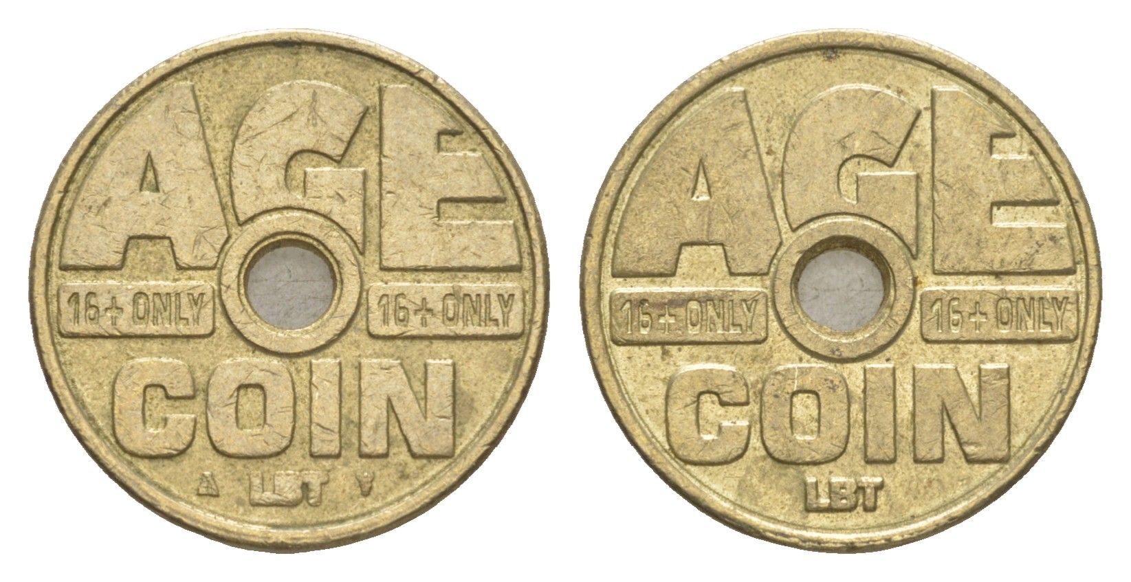 Нидерланды жетон для продажи сигарет (бесплатно выдавался клиентам кафе и ресторанов в возрасте от 16 лет) 2004 диаметр 20,4 мм, вес 5,9 гр никель латунь 4613-649