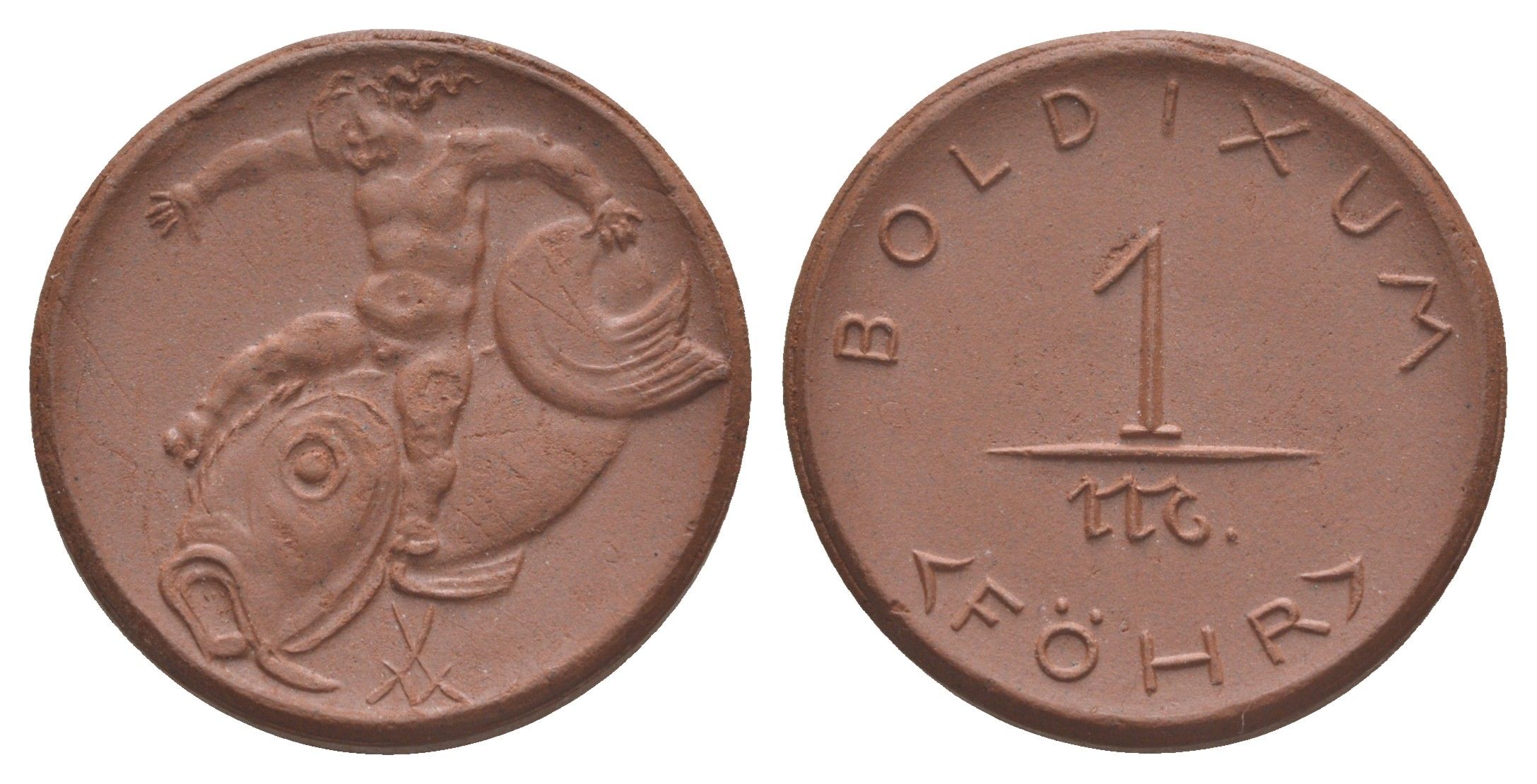 Больдиксум 1 марка ND (1920) Men05 3147.8, Men18 4034.8, Scheuch 108a фарфор 1094-10-42