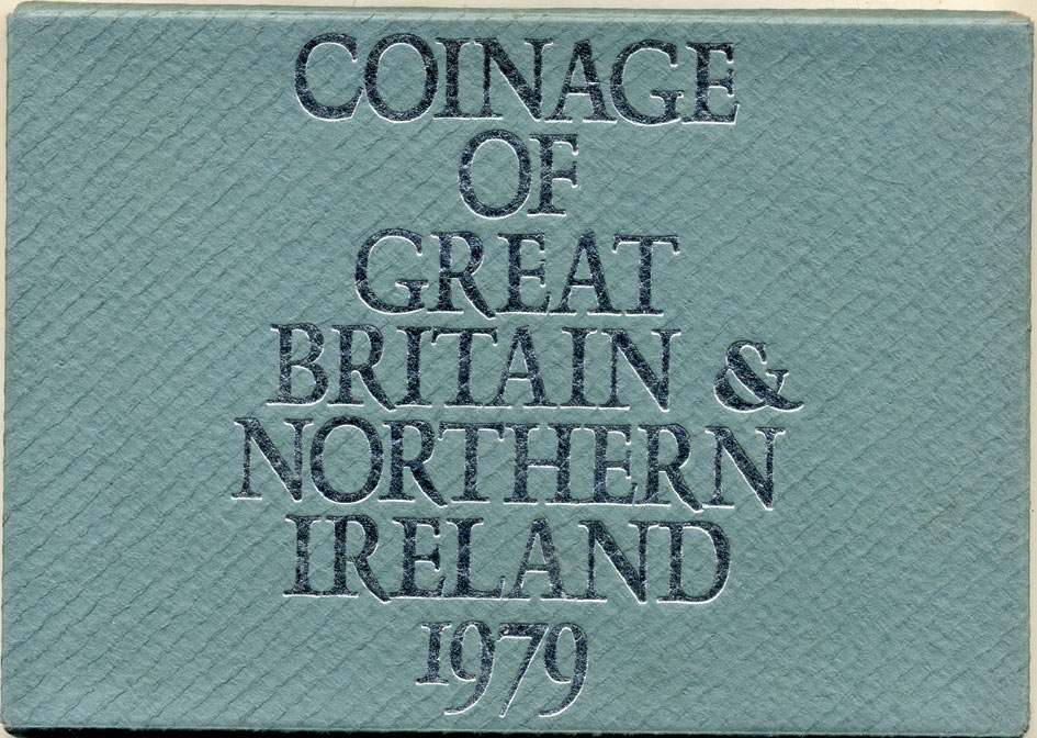 Великобритания официальный набор монетного двора из 6 монет (1/2, 1, 2, 5, 10 и 50 пенсов) и 1 монетного жетона 1979  KM PS35 (911, 912, 913, 914, 915, 916) бронза и медно-никель PROOF 5-4-1-15