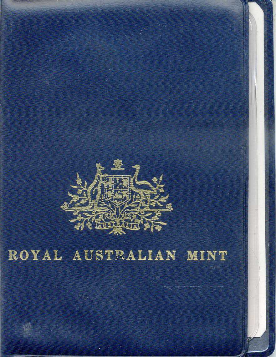 Австралия годовой набор из 6 монет (1, 2, 5, 10, 20 и 50 центов) 1969 в оригинальном наборе монетного двора KM 62, 63, 64, 65, 66 и 68 UNC 4-3-2-23