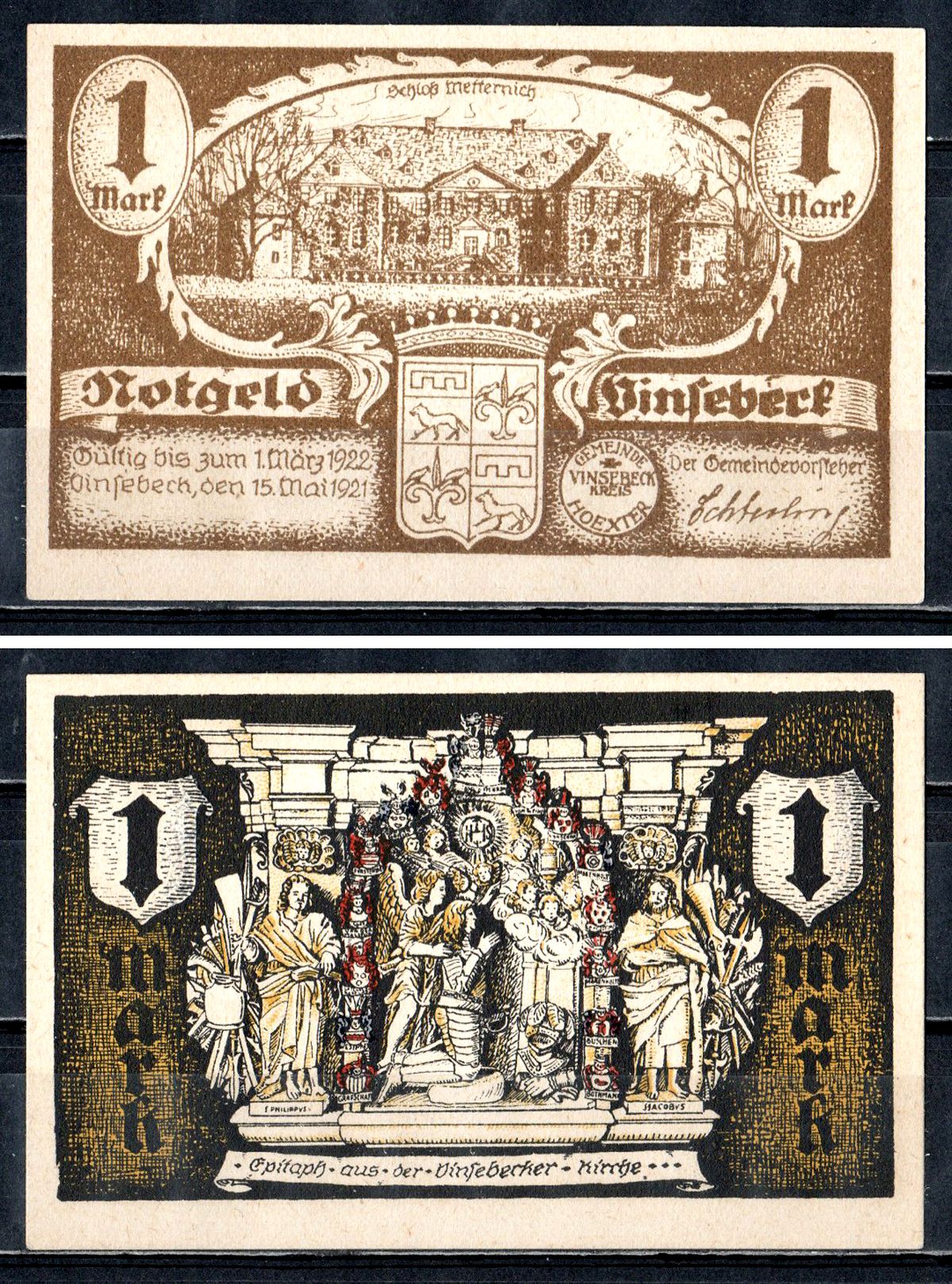 Вестфалия, Винзебек (Вестфалия) 1 марка 2193-36-1-2