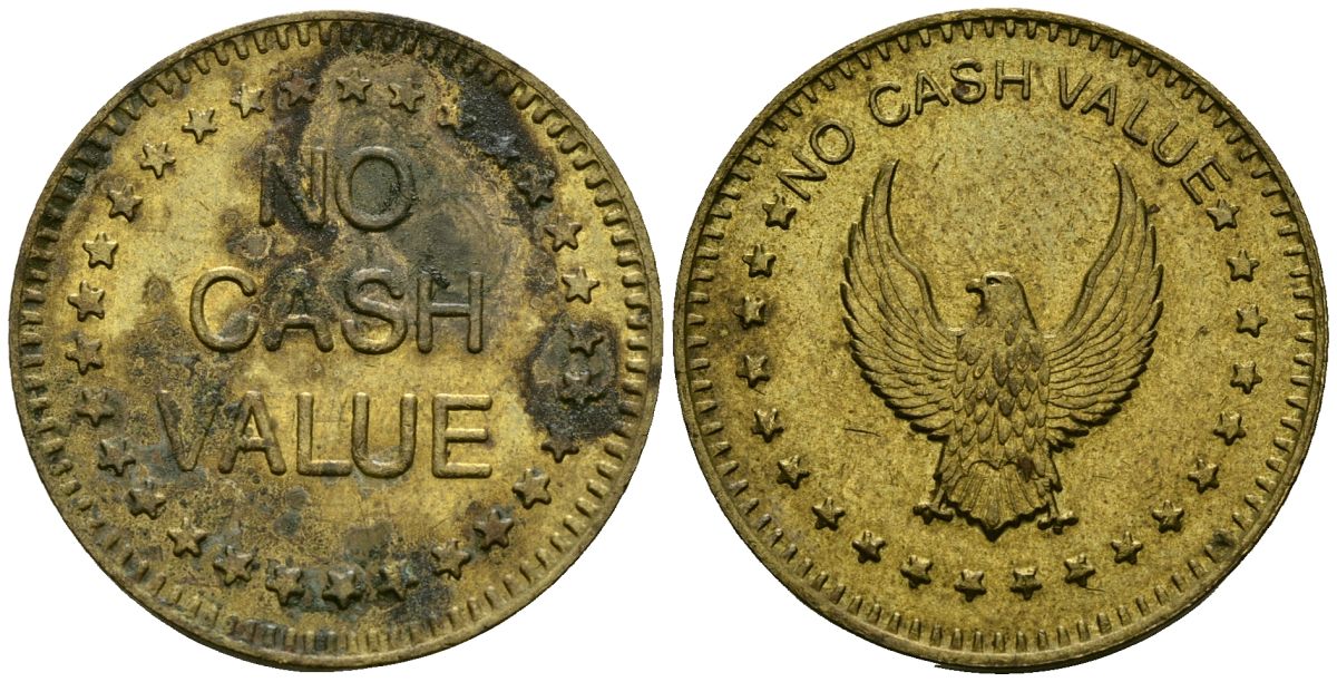 Нидерланды жетон игровой жетон, no cash value бронза 4521-811