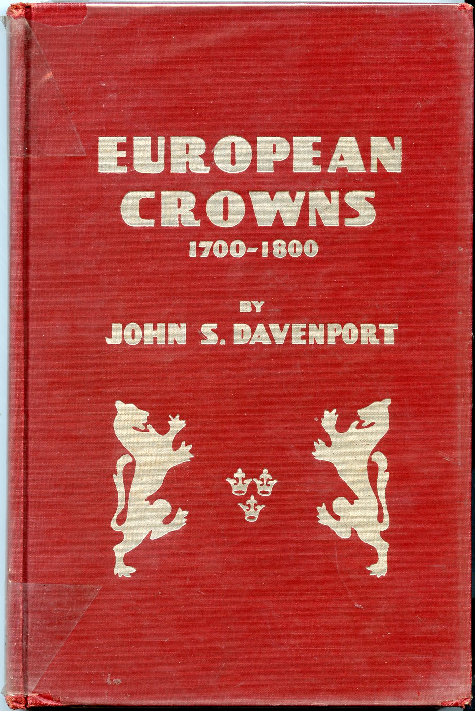 Германия книга "European Crowns 1700-1800 by Davenport" 1961 Европейские кроны 1700-1800 годов, 334 страницы, в твердом переплете   бумага   00-01-16-11