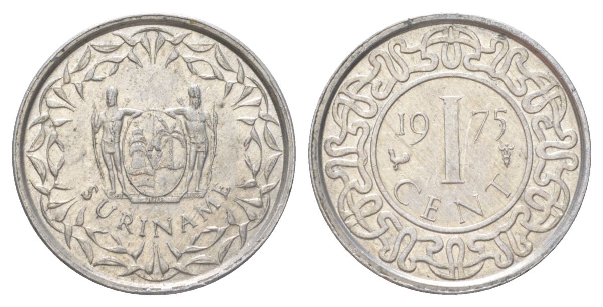 Суринам 1 цент 1975 KM 11a алюминий UNC 4625-248
