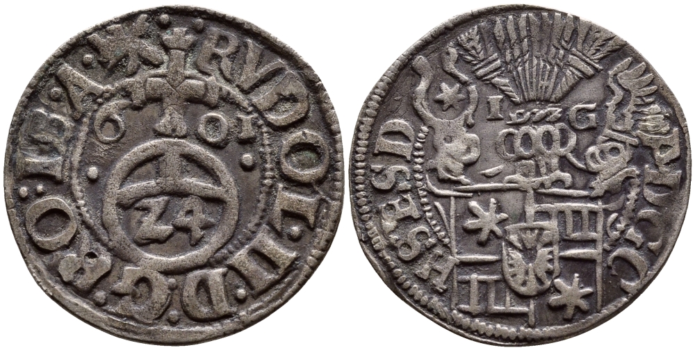 Шаумбург-Пиннеберг 1/24 талера 1601 KM 8 серебро 560-819