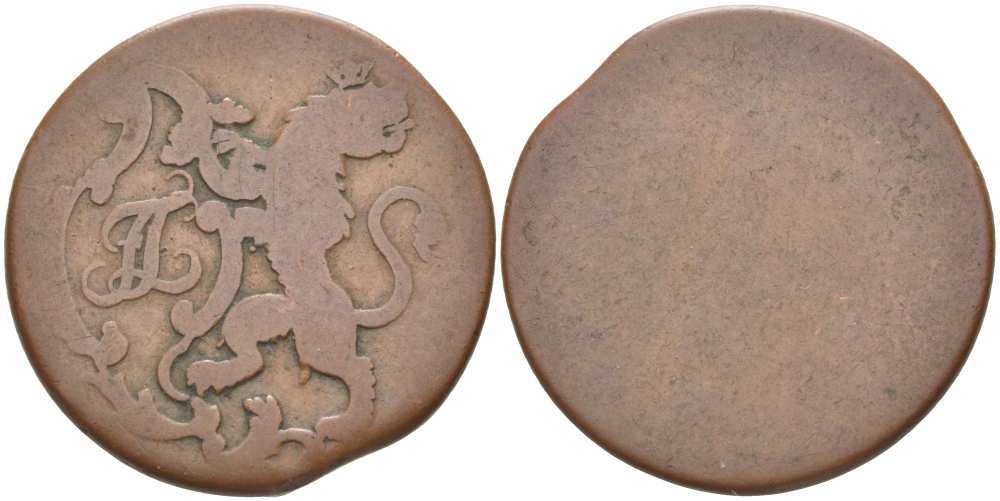 Гессен-Кассель 3 геллера ND медь 210-1216