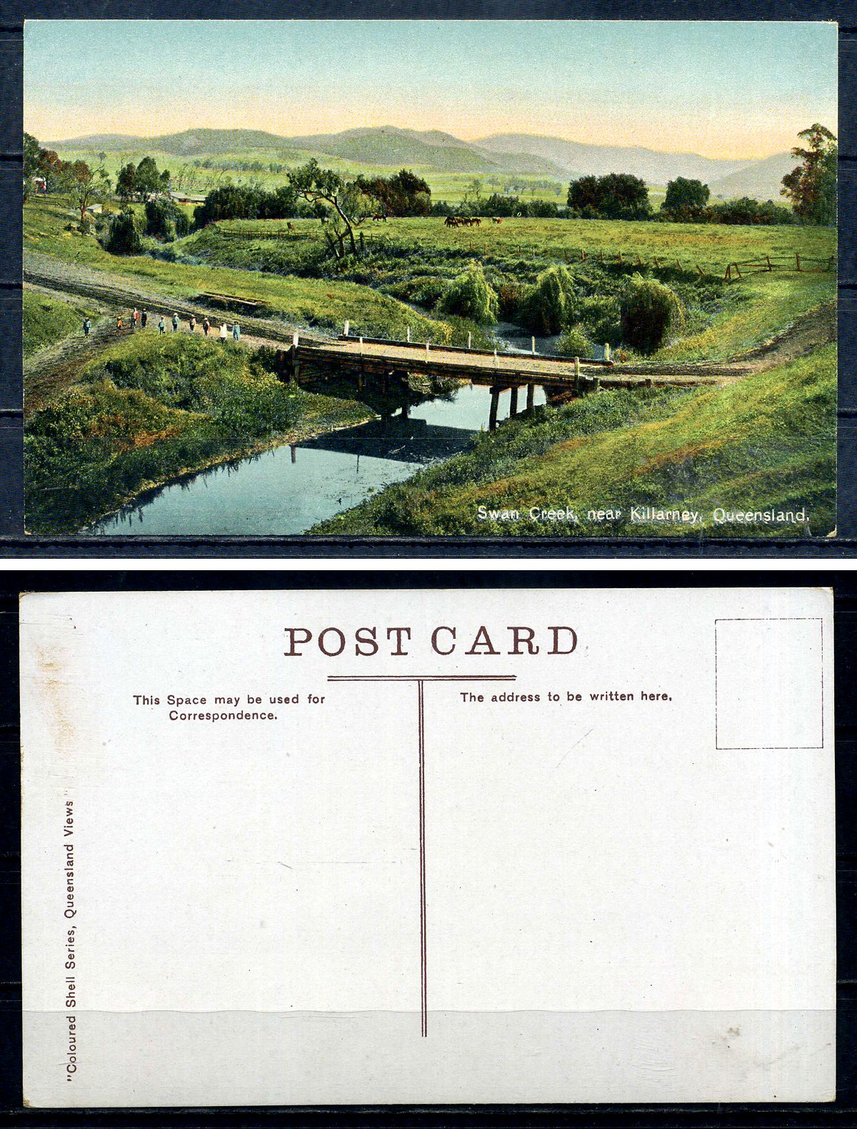 Австралия post card - открытка Суон-Крик, недалеко от Килларни, Квинсленд 2193-53