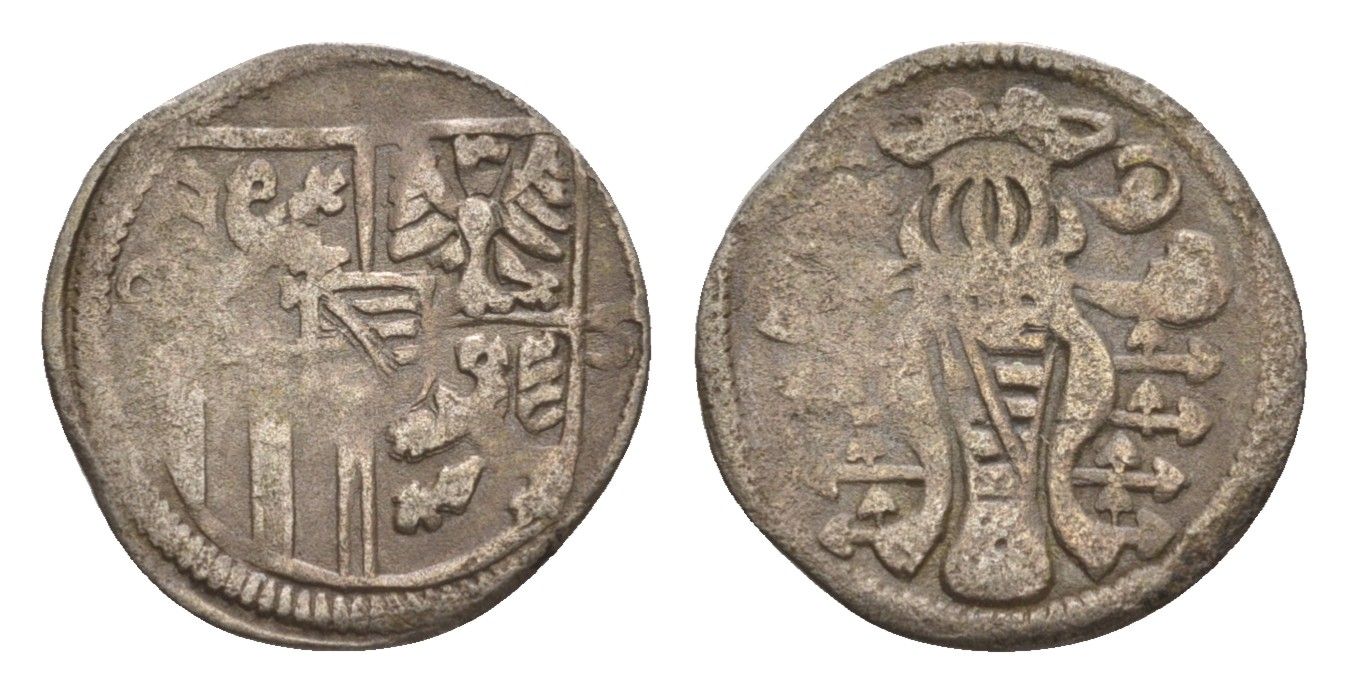 Саксония 1 драйер 1566 KoppeEr 342 серебро 1515-313