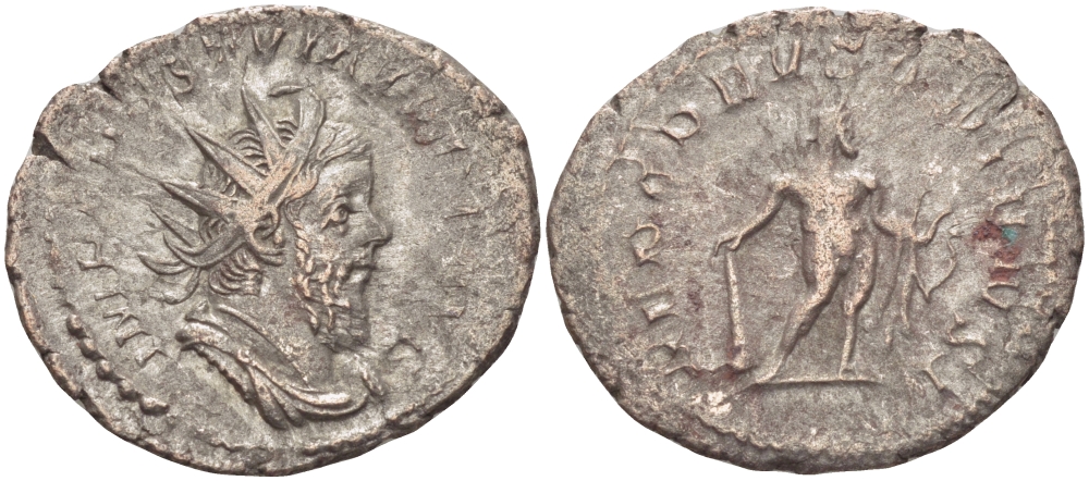 Римская Империя (императоры в Галлии) антониниан 260 - 269 Постум. IMP C POSTVMVS P F AVG / HERC DEVSONIENSI, Геркулес с палицей, луком и львиной шкурой, Колония Агриппины, Good Very fine RIC 64 биллон 1073-12-14