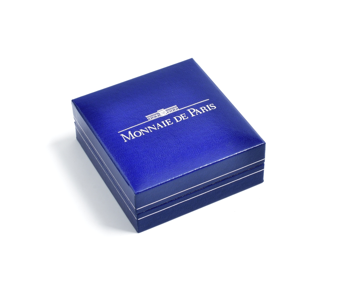 Франция 1 евро = 6,55957 франков 2000 греко-романский стиль в архитектуре (1000 до н.э.- 476 н.э.) в коробке с сертификатом KM 1244 серебро PROOF 4-3-3-10