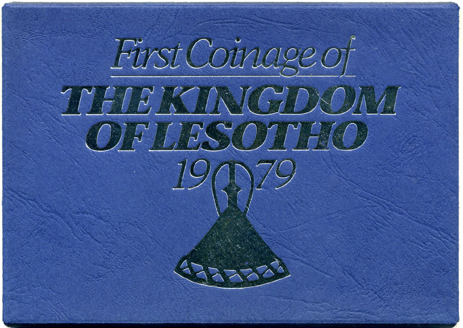 Лесото набор из 7 монет  1979 в оригинальной пластиковой упаковке, тираж 10000 экземпляров  KM PS 10   PROOF  3-6-2-16