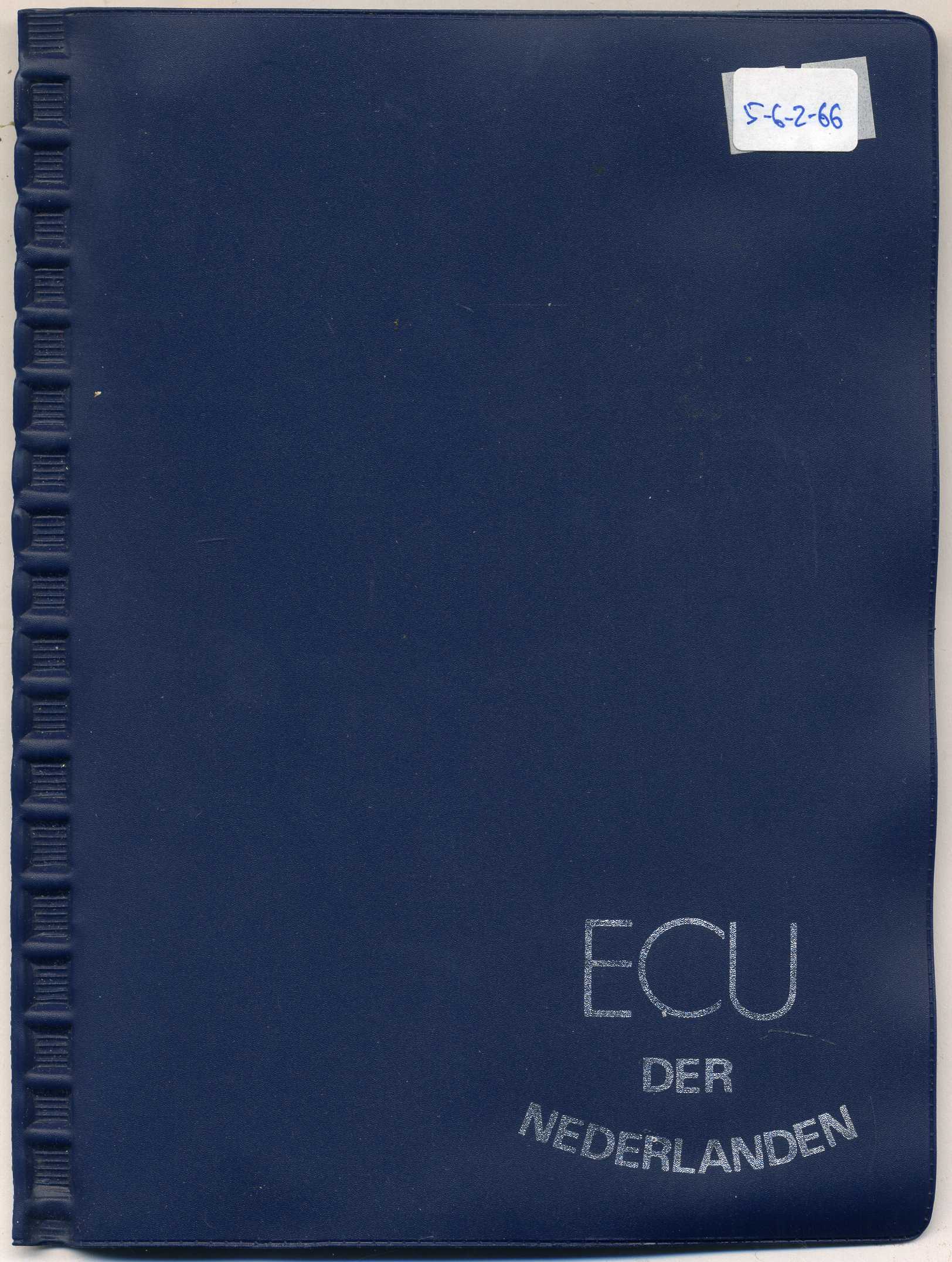 Нидерланды набор из 8 центов экю 1992 в оригинальном альбоме, с сертификатом    UNC  5-6-2-66