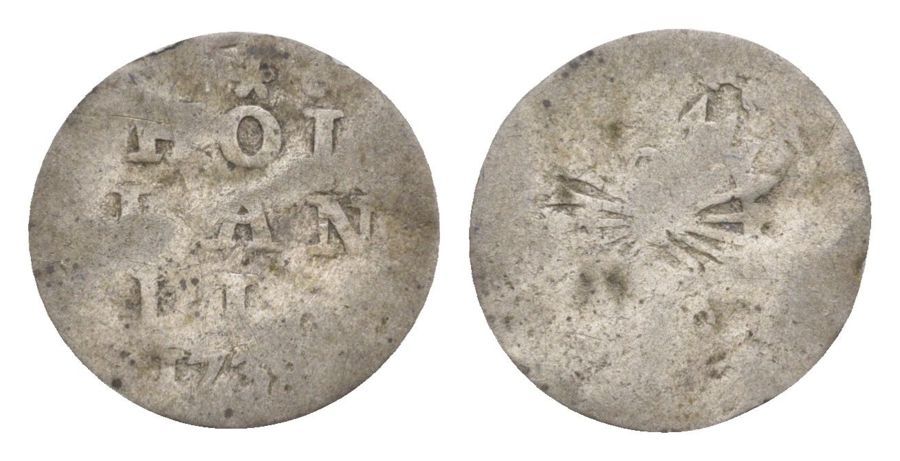 Нидерланды, Голландская Республика, Голландия 1 стювер 1738 KM 91 серебро 4655-548