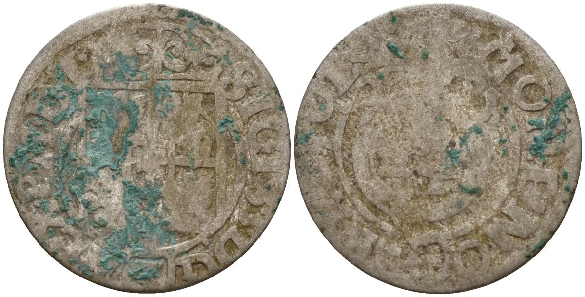 Польша 3 полкера (3 полторака - 1 крейцер) ND (1620-1627) Сигизмунд III Ваза (1587-1632) KM 41 серебро 4158-752