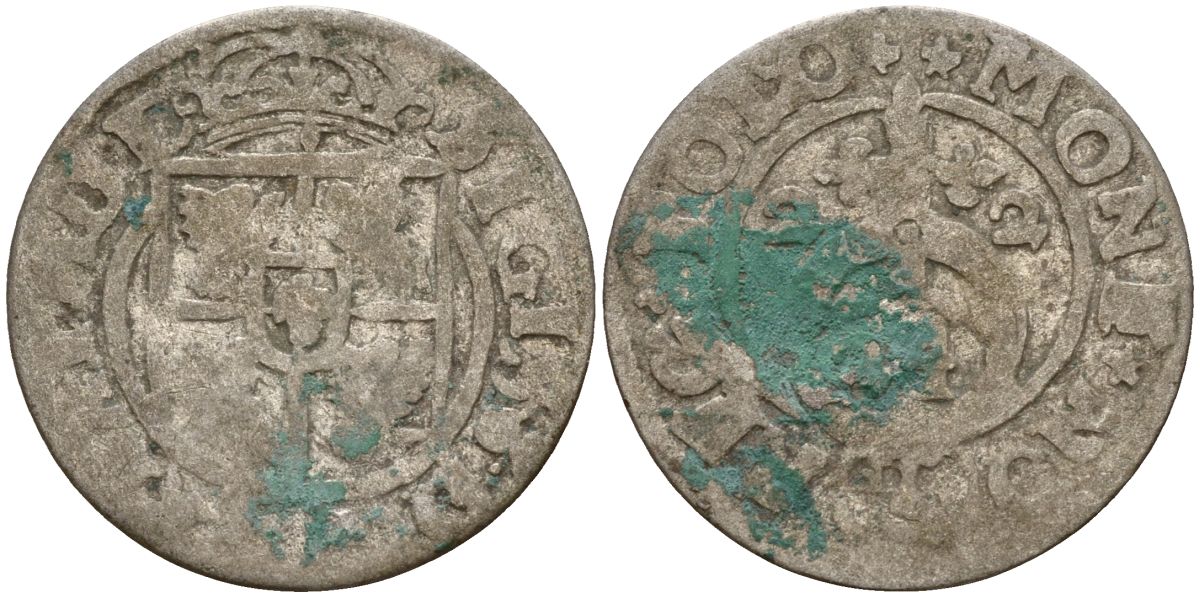 Польша 3 полкера (3 полторака - 1 крейцер) 1622 Сигизмунд III Ваза (1587-1632) Gorecki B.22 серебро 4158-1237
