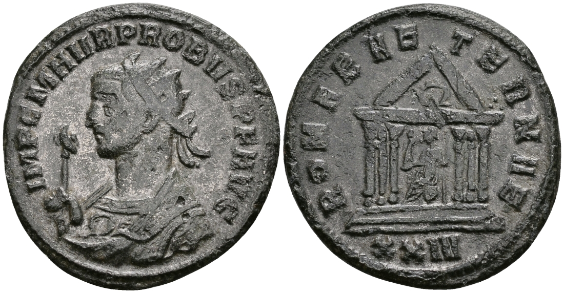 Римская Империя аврелианиан 276 - 282 Проб ROMAE AETERNAE Сисция Good Very fine RIC 737 бронза 1073-3-9-1