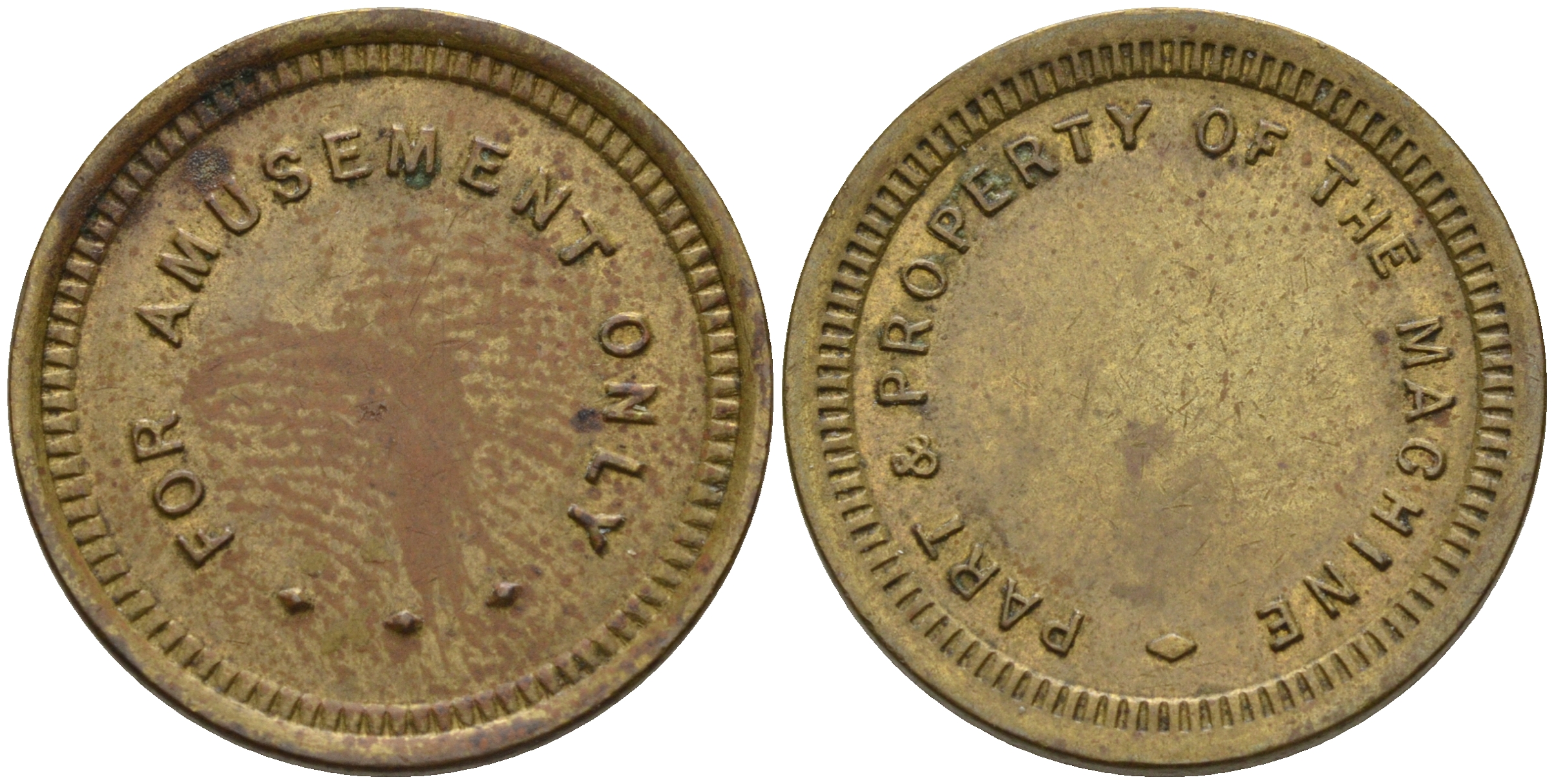 США ЖЕТОН ND КАЗИНО, 21 мм медно-никель 4588-624