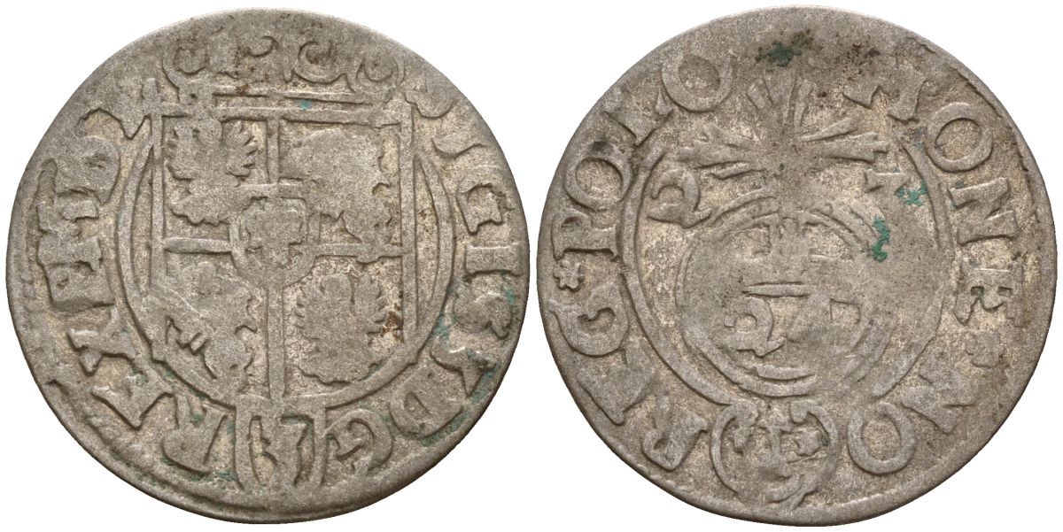 Польша 3 полкера (3 полторака - 1 крейцер) 1623 Сигизмунд III Ваза (1587-1632) Gorecki B.23 серебро 4160-226