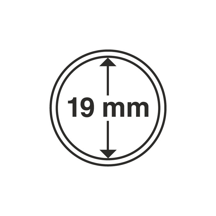 Капсулы круглые – 19 мм, упаковка 10 шт. Leuchtturm. 337551