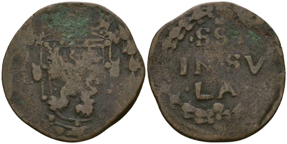 Нидерланды 1 дуит ND (1630) KM 22 медь 4147-212