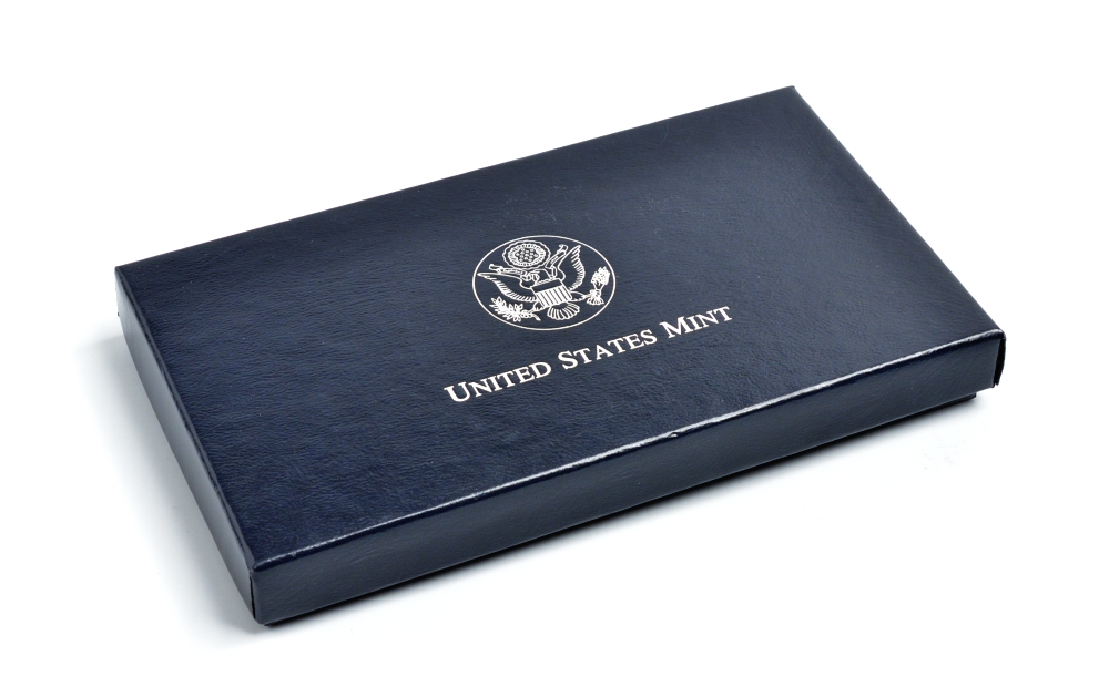 США 1 доллар 1995 Р, Параолимпийские игры, в оригинальной коробке KM 266 серебро PROOF 3-6-1-12