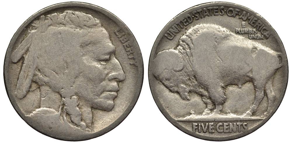 США 5 ЦЕНТОВ 1928 ИНДЕЕЦ, БИЗОН KM 134 медно-никель 27-634