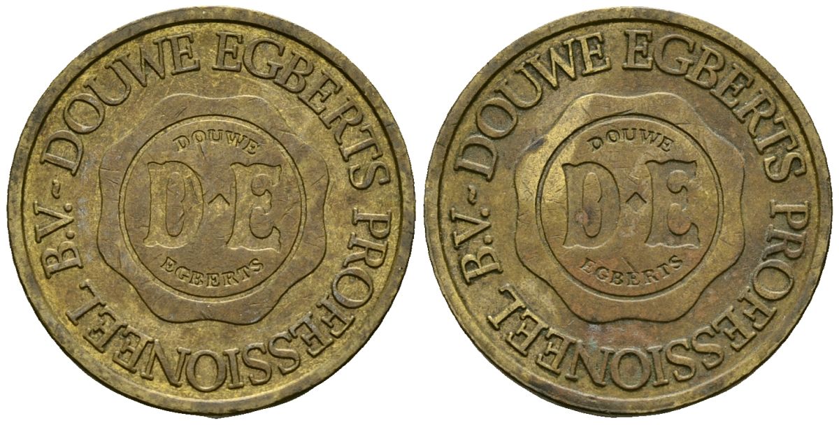 Нидерланды жетон ND жетон кофемашины - Douwe Egberts латунь 4167-357