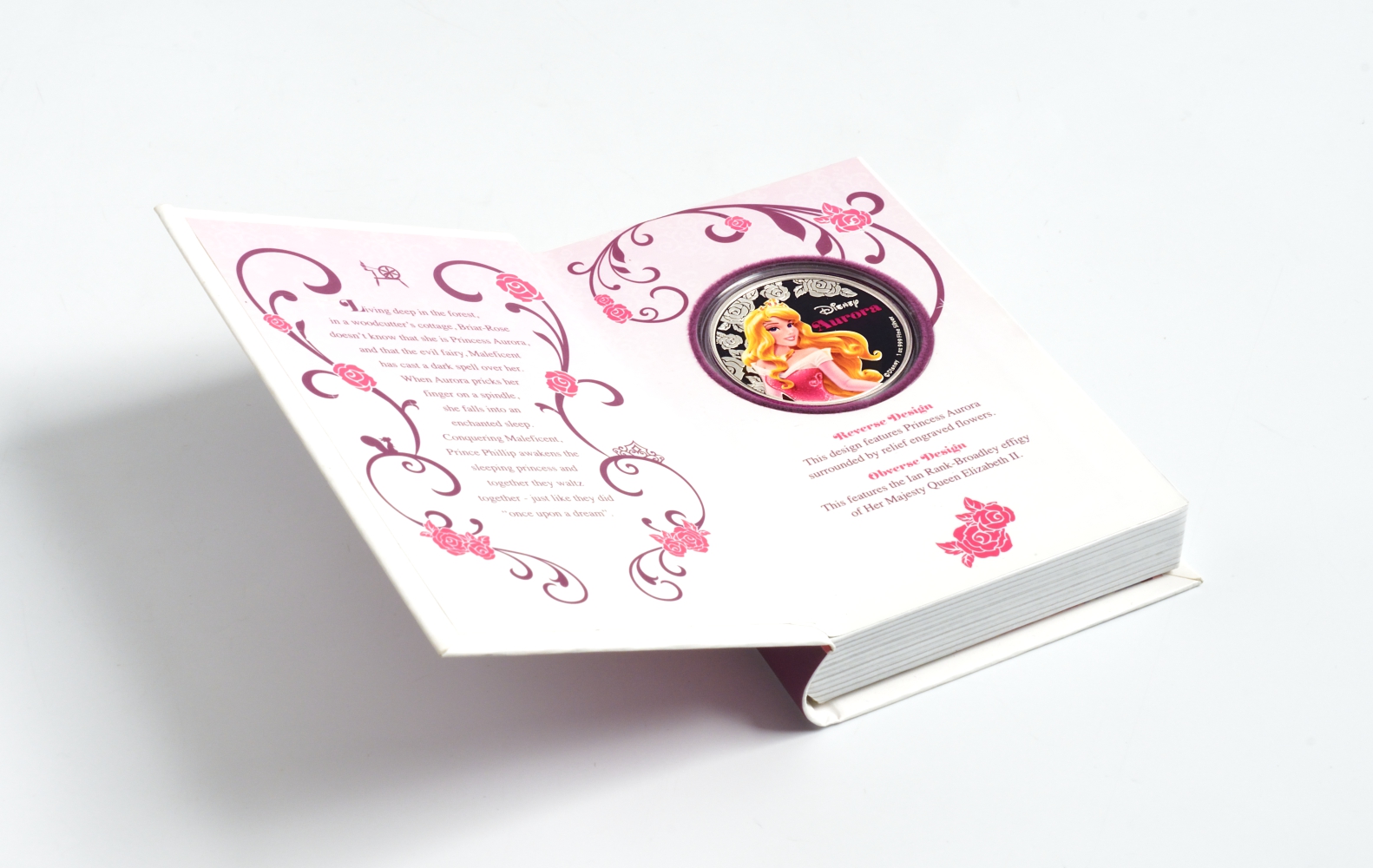 Ниуэ 2 доллара 2015 принцесса Аврора, эмаль, оригинальная упаковка KM NEW серебро PROOF 3-4-6-19