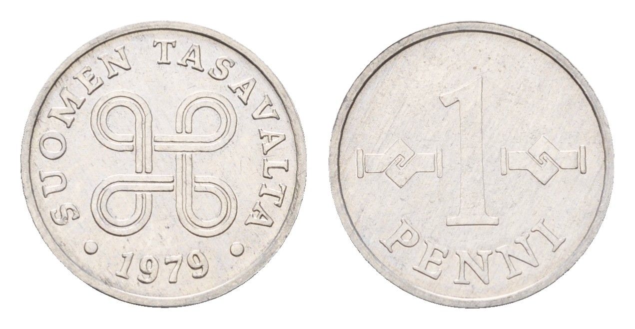 Финляндия 1 пенни 1979 KM 44a алюмний UNC 4649-164